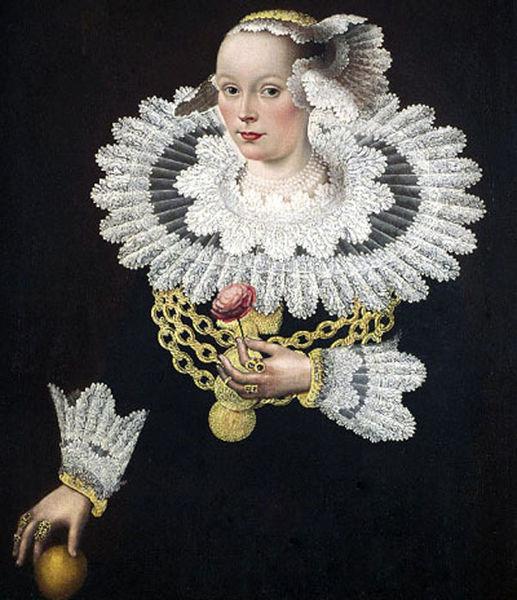 Michael Conrad Hirt Portrait of Anna Rosina Tanck, wife of the mayor of Lubecker Germany oil painting art